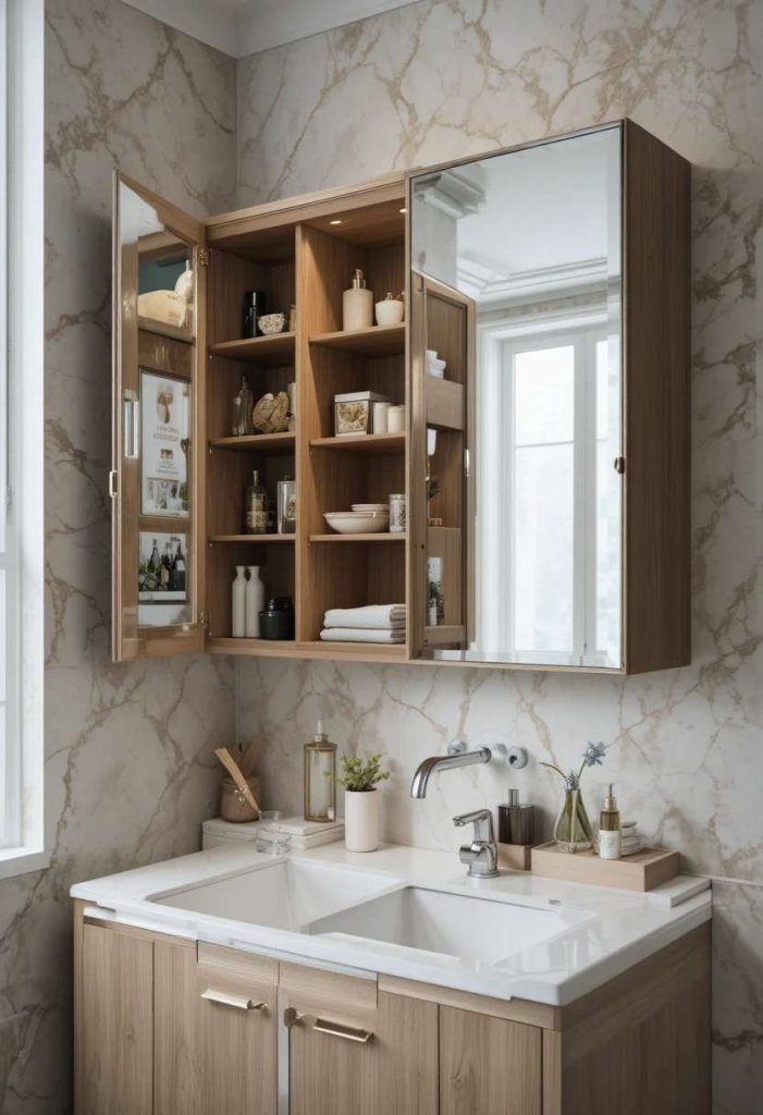Add a Mirror With Storage