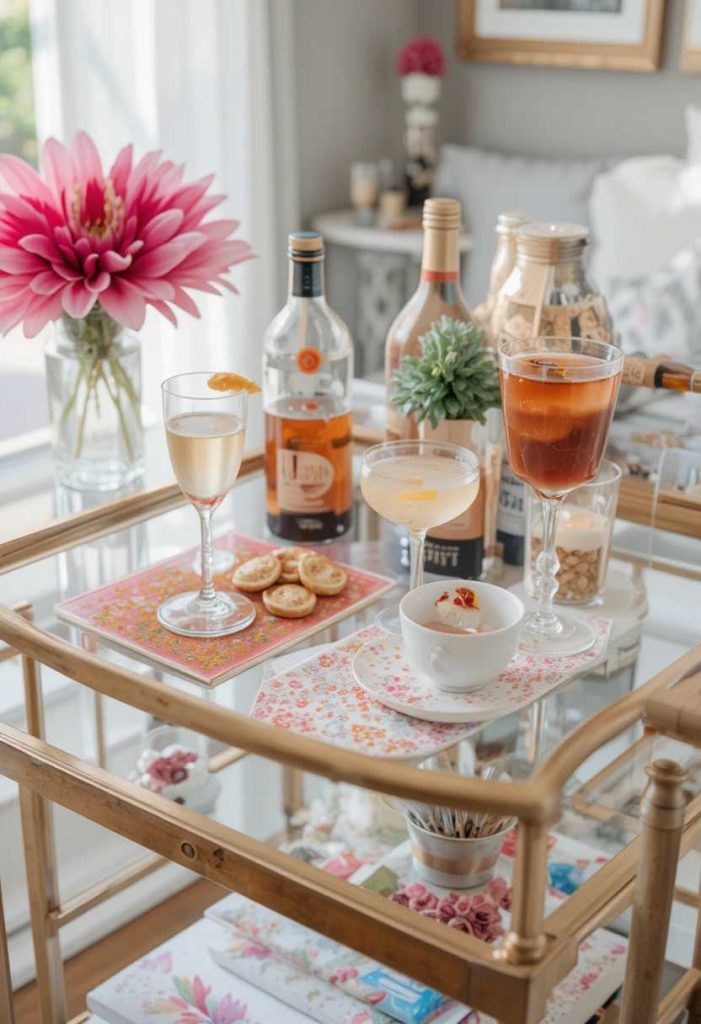 Add Cocktail Napkins and Coasters