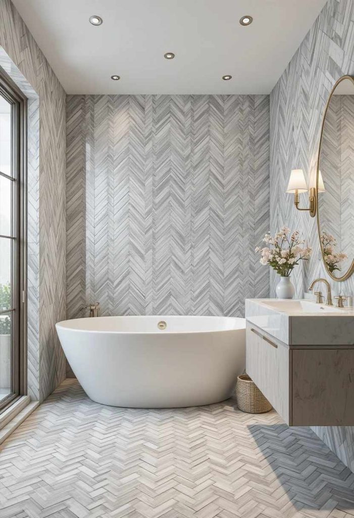 Choose a Herringbone Layout