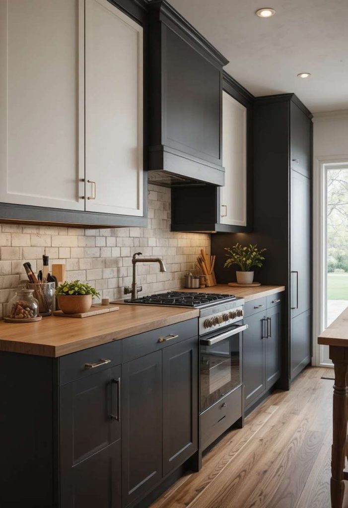 Keep Cabinets Two-Tone