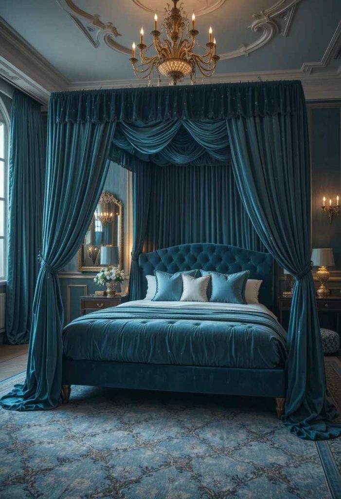 Add Velvet Drapes for Drama