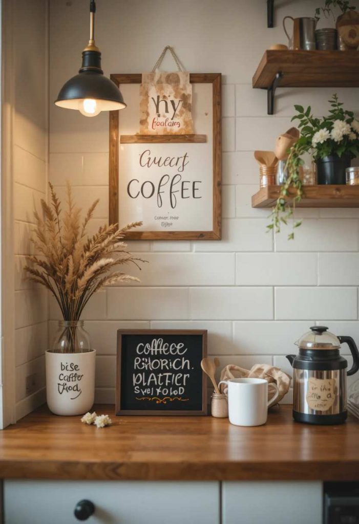 Add a Small Sign or Art