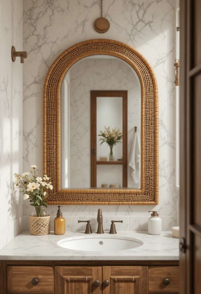 Add a Rattan or Woven Frame