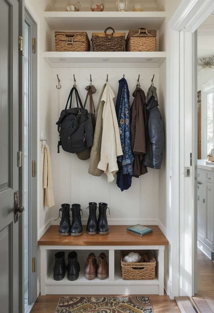 Add a Coat Rack for Overflow