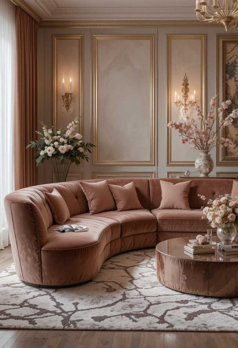 Curved Sofa Living Room Ideas