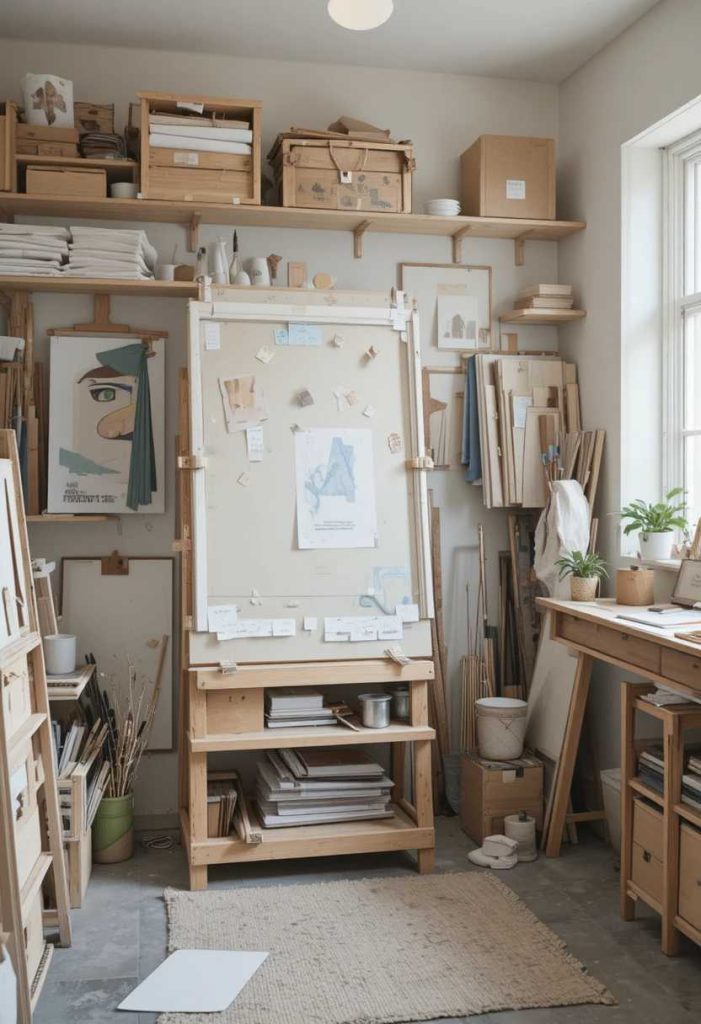 Add a Paper and Canvas Rack
