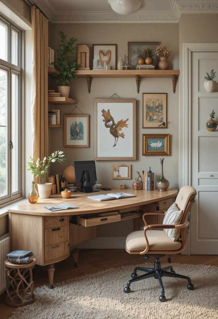 Keep the Desk Cozy Yet Clear