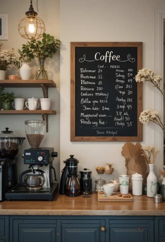 Add a Chalkboard Menu