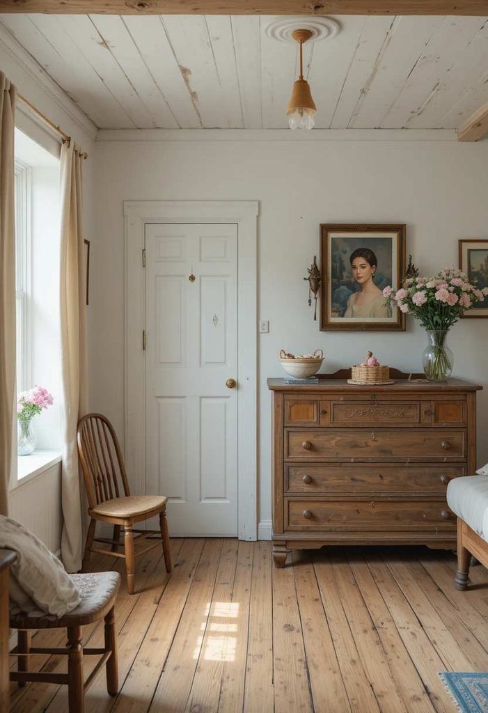 Add Warm Wood Furniture