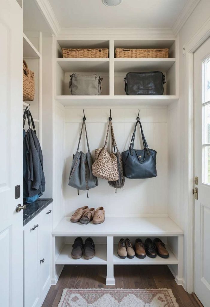 Use Wall-Mounted Cubbies