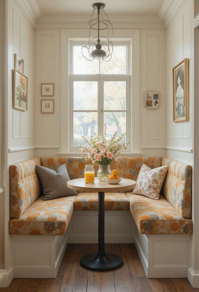 Add a Small Banquette for Two