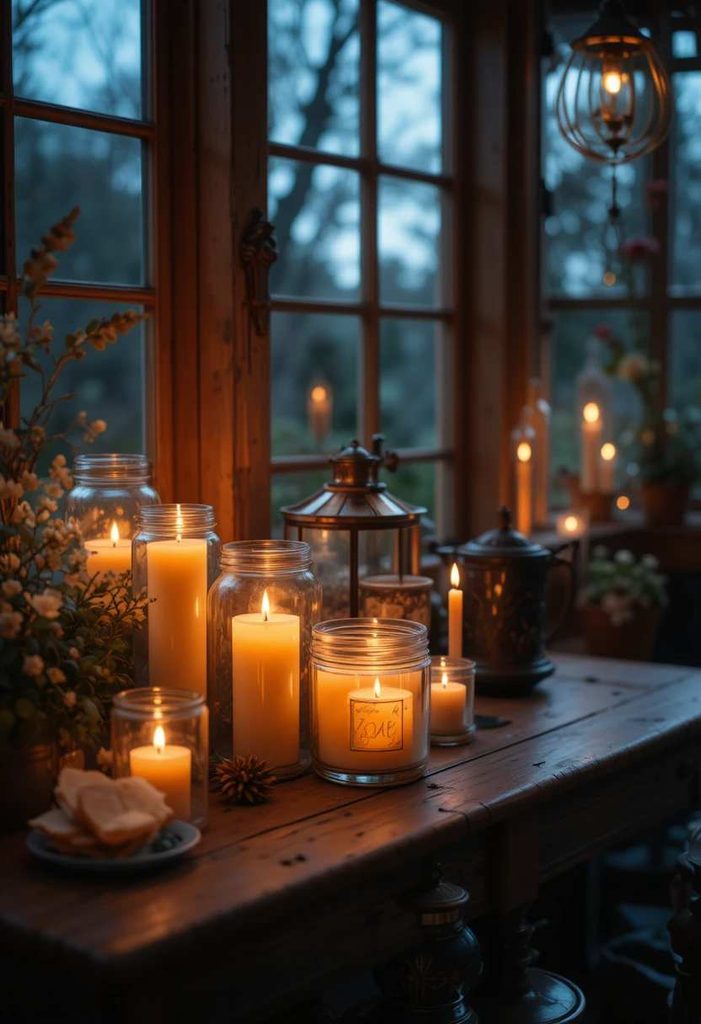 Add Candles for Cozy Ambiance