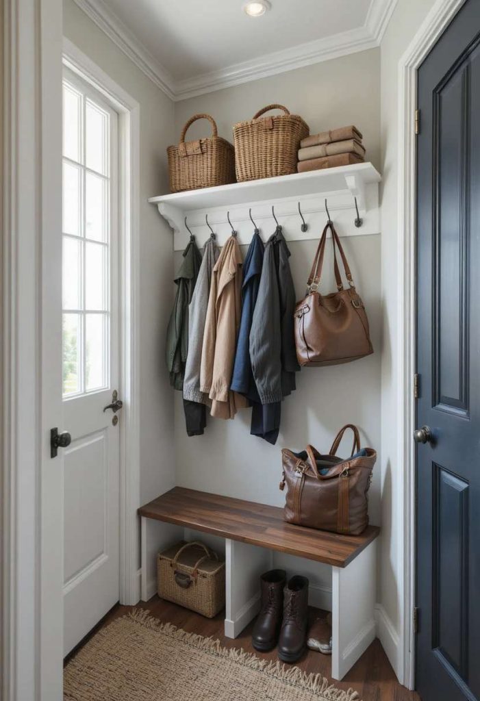 Add a Row of Wall Hooks