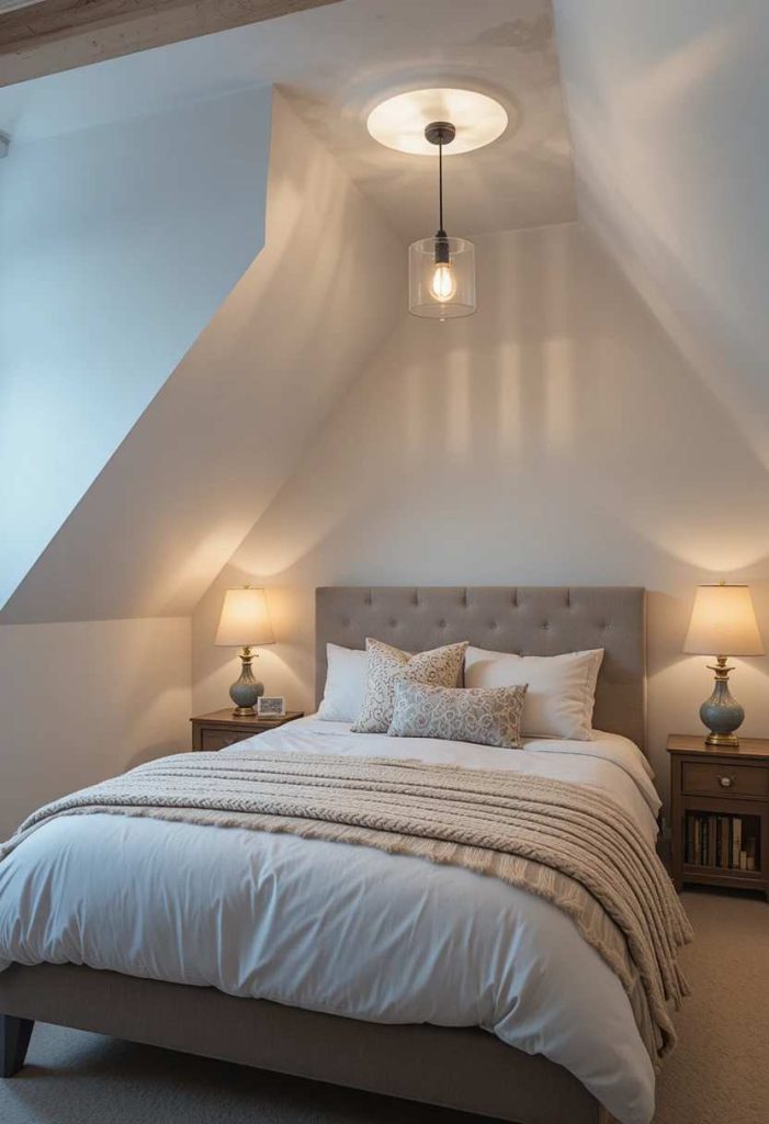 Add a Statement Light in the Tall Spot