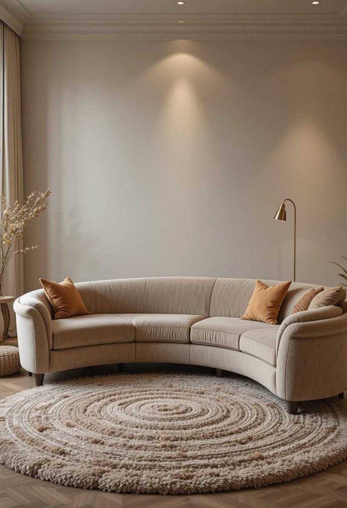 Add Warmth With a Rug Layer