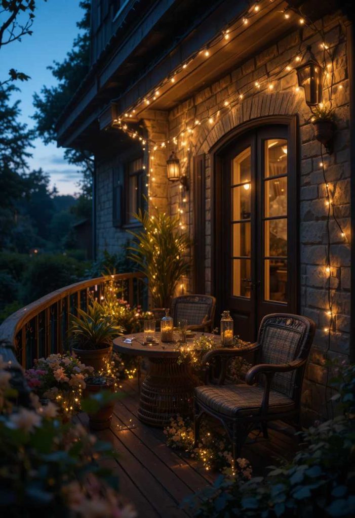 Add Solar or Fairy Lighting
