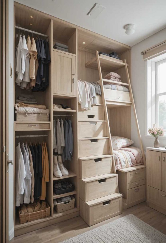 Add Built-In Storage Stairs