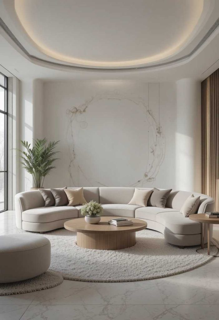 Pair With a Round Coffee Table