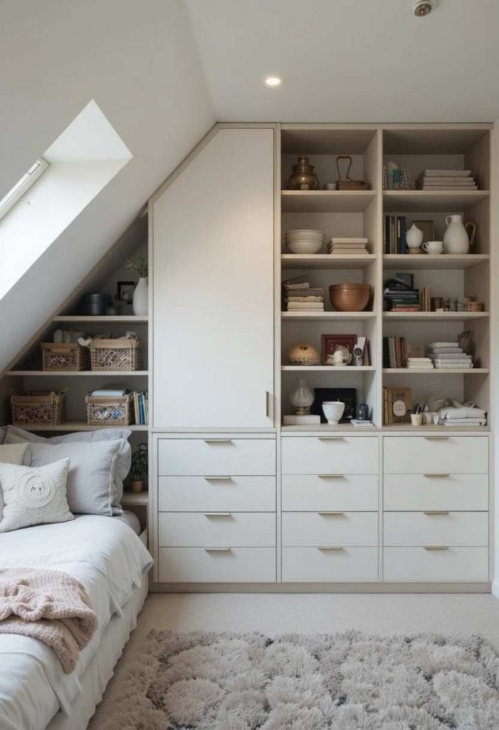 Use the Low Walls for Storage