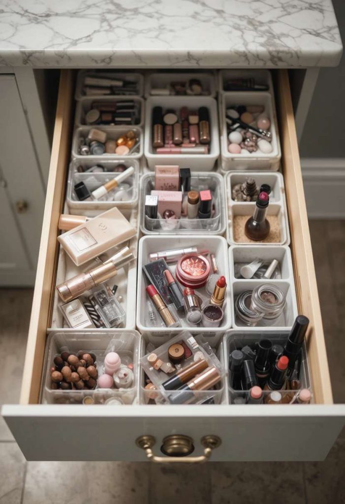 Add Small Trays and Bins