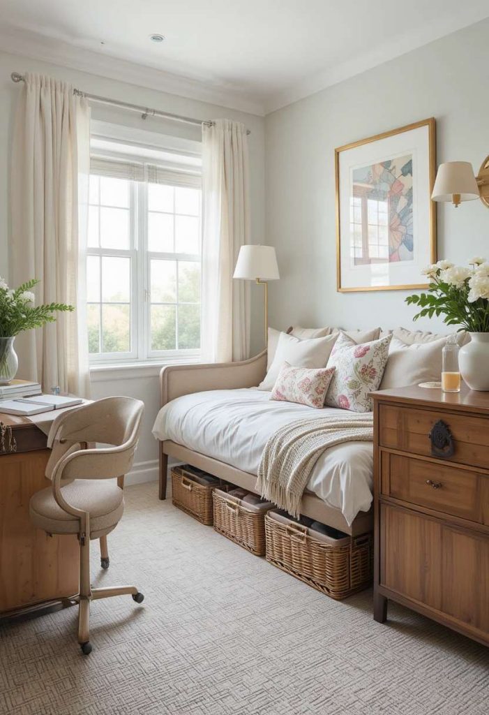 Keep Bedding Easy to Access