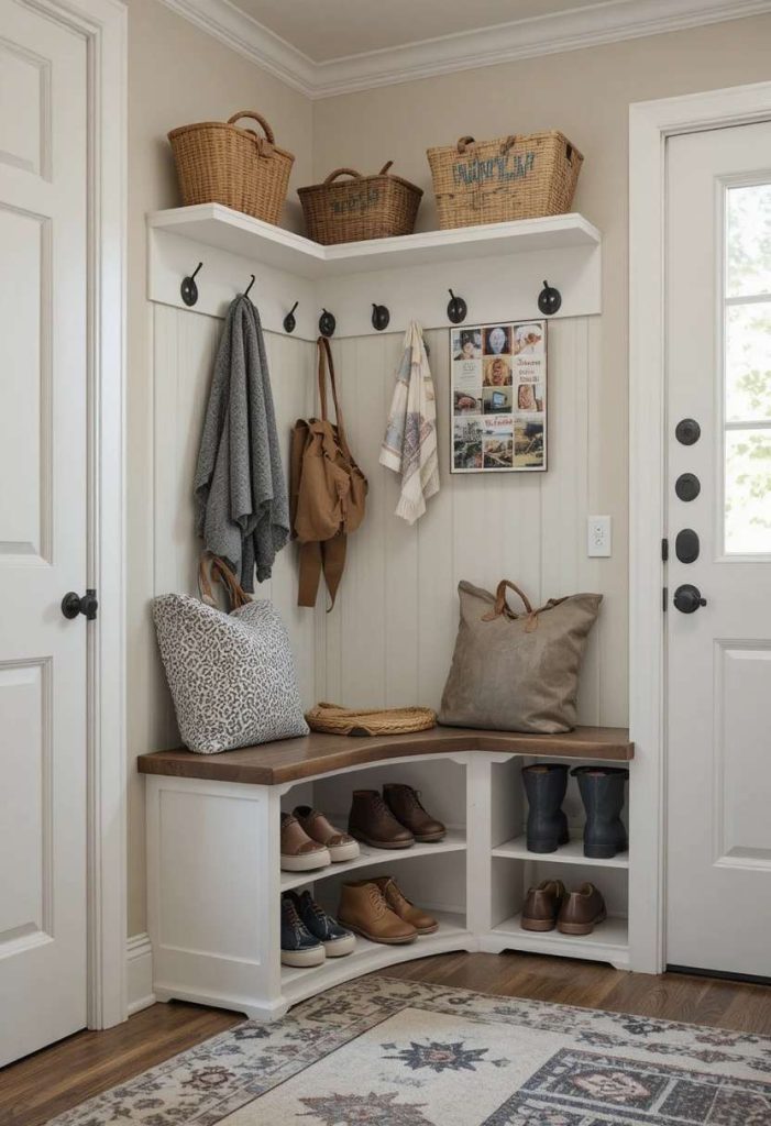 Add a Shoe Rack or Basket
