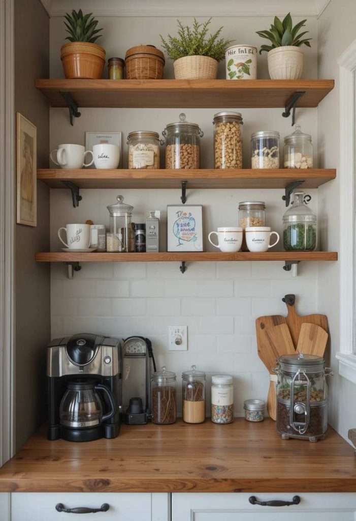 Add Open Shelving Above