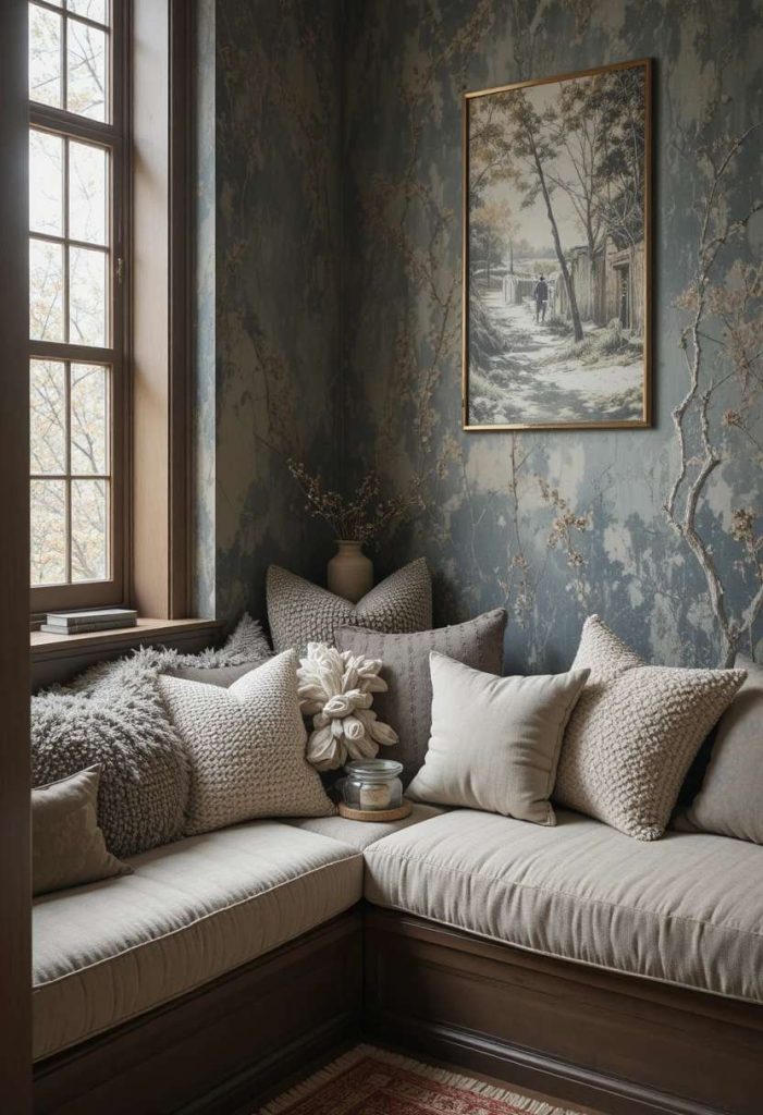 Add a Cozy Corner Pile of Cushions
