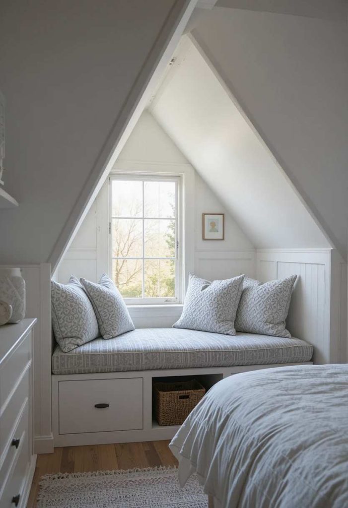 Add a Window Seat Under the Slope