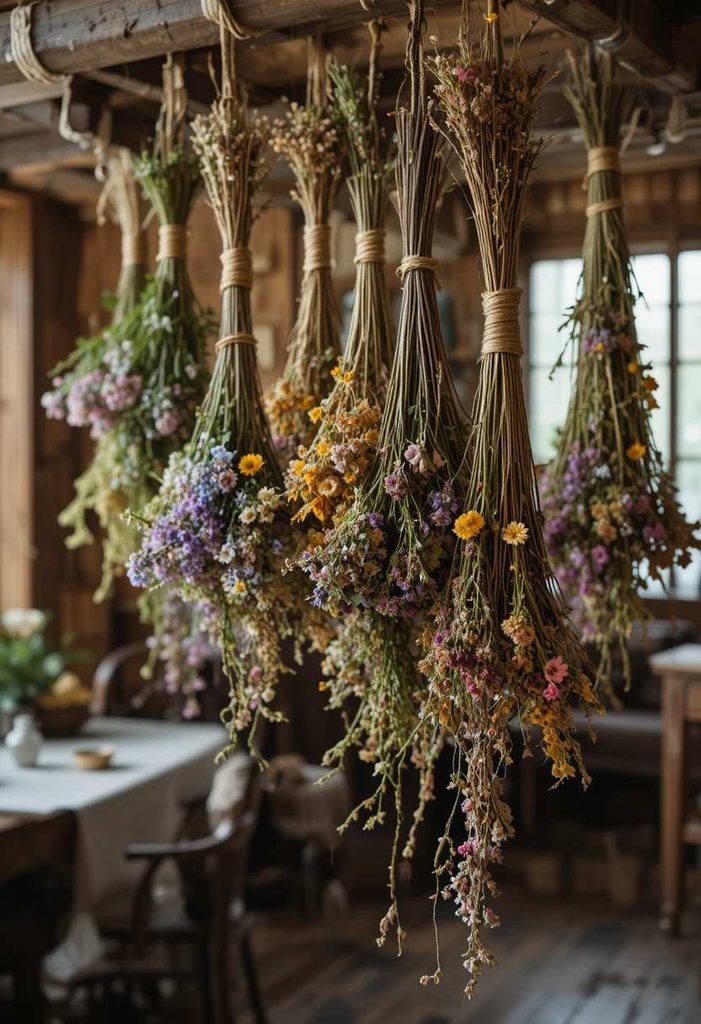 Add Dried Flowers and Herbs