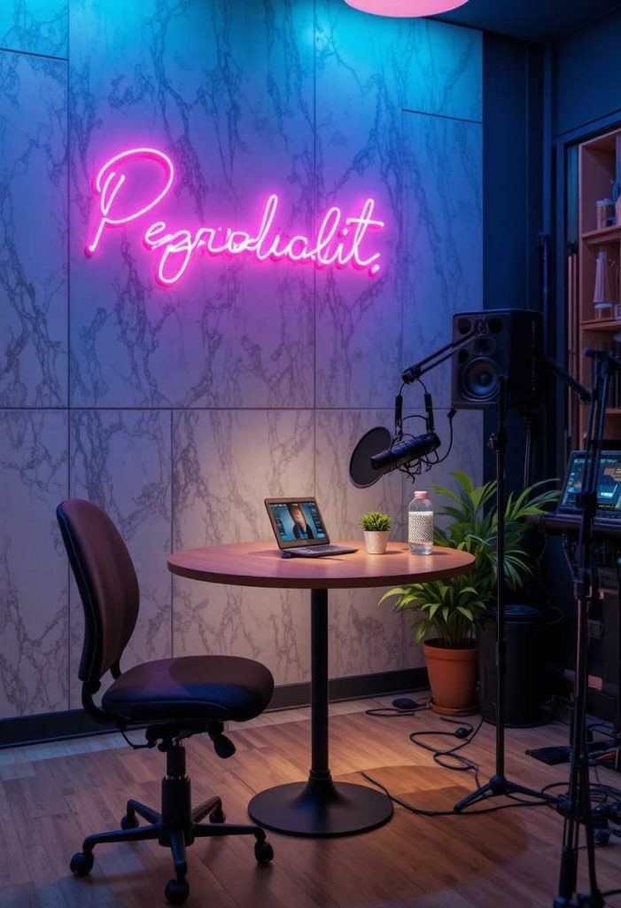 Add a Neon or Light Sign