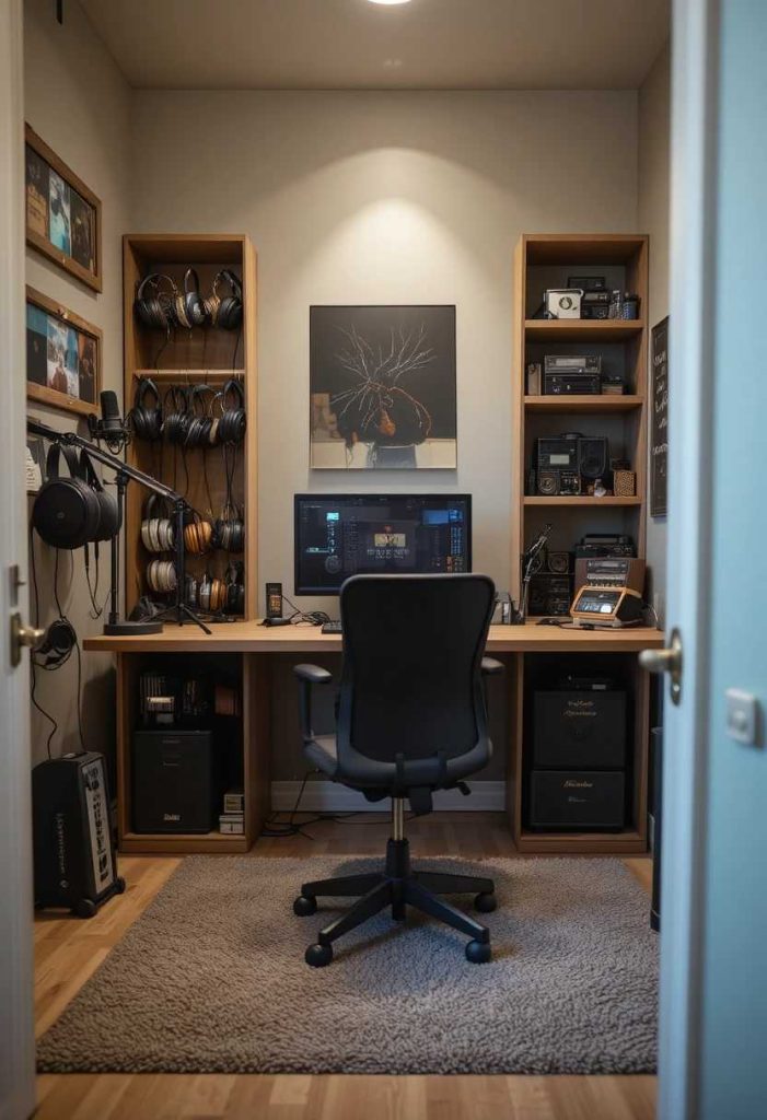 Add Headphone and Gear Storage