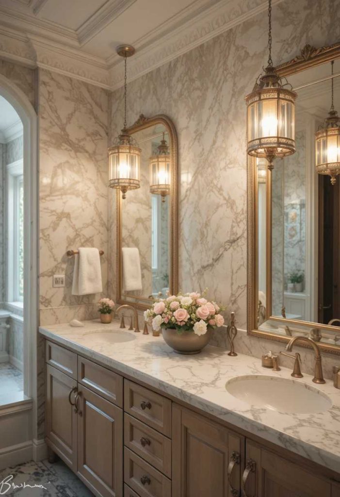 Add a Pendant for a Spa Feel