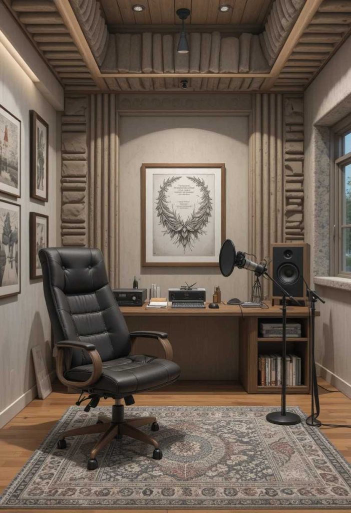 Add Sound-Absorbing Decor