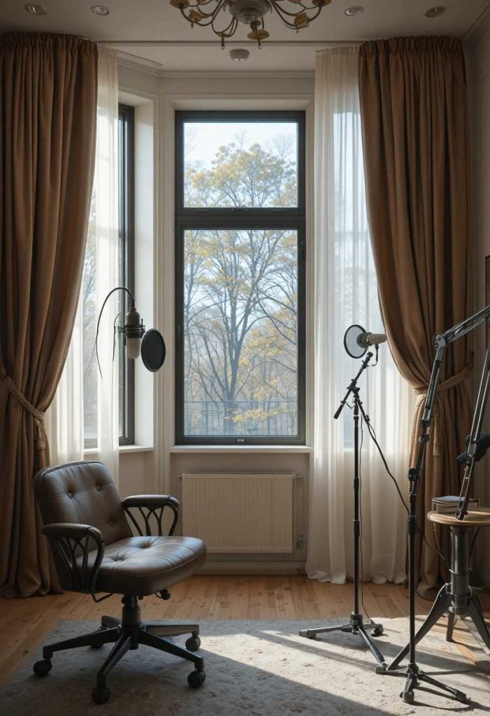 Add Curtains at Windows