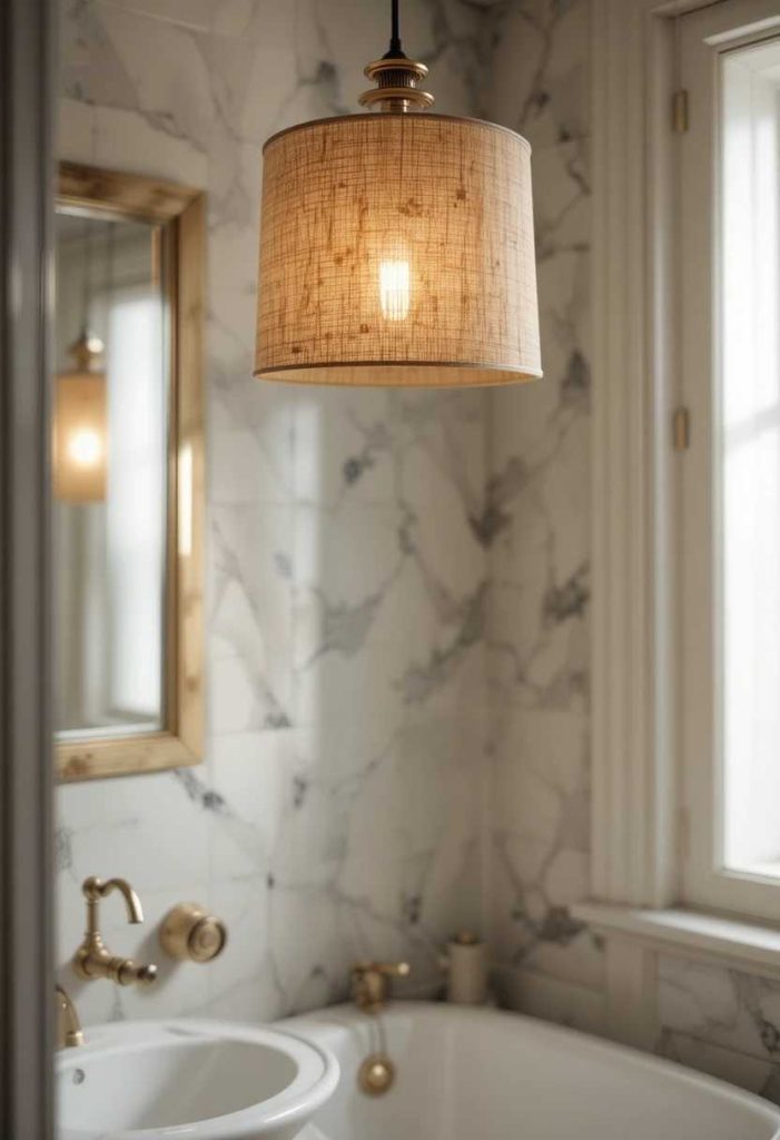 Add a Rattan or Natural Pendant
